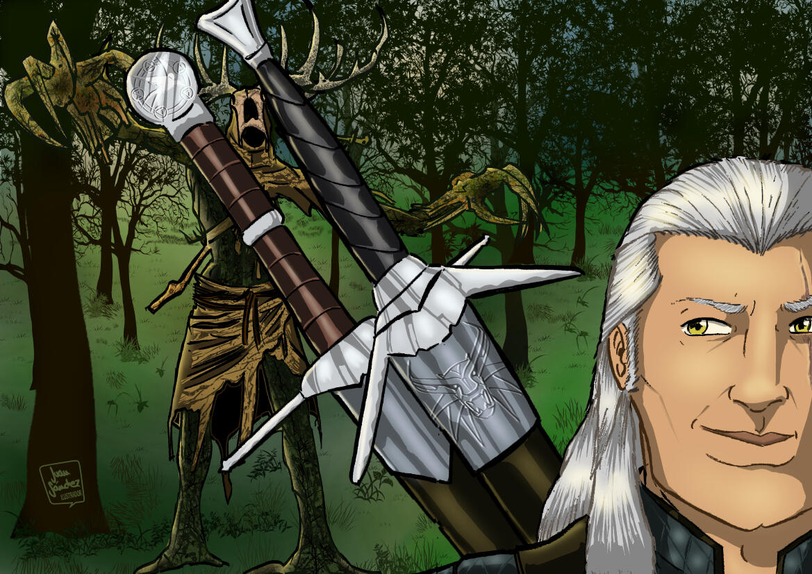 Geralt Color digital sobre tintas tradicionales